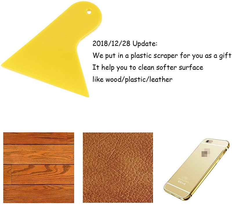 LDS Industry 4" Wide Extendable Razor Blade Sticker/Paint Scraper Remover for Window Glass Windshield Tile Granite Wall Cleaning Hand Tool, Gum Cleaning, Stove Cleaner, SCRP-A - Image 3